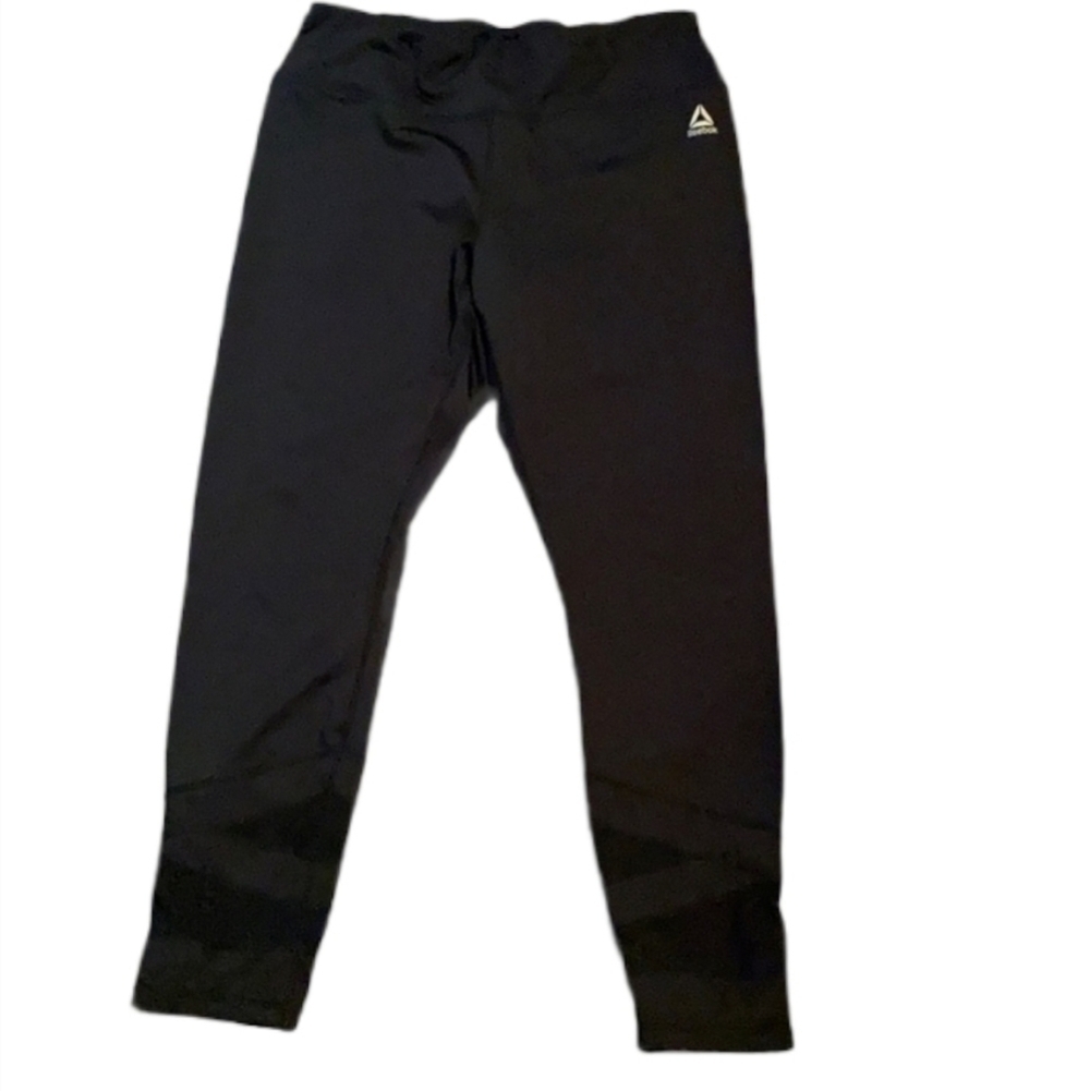 Reebok black active leggings 14in waist